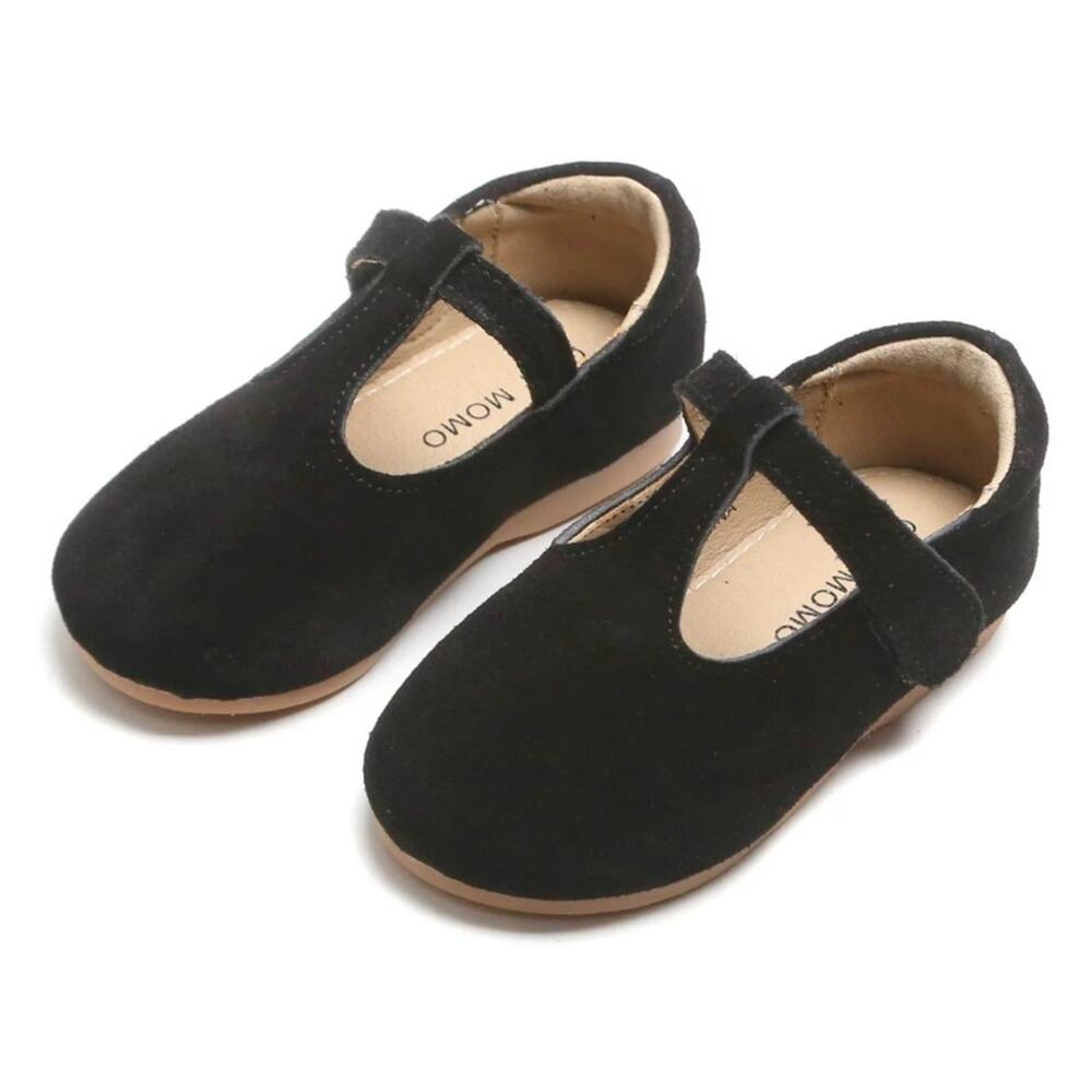 Otter MOMO | Black T-Strap Mary Jane Flats Size 5